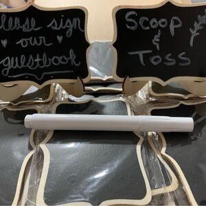 Chalkboard Labels with Marker